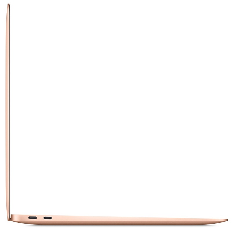 Ноутбук Apple MacBook Air 13 дисплей Retina с технологией True Tone Early 2020 Gold (MWTL2) (Intel Core i3 1100 MHz/13.3/2560x1600/8GB/256GB SSD/DVD нет/Intel Iris Plus Graphics/Wi-Fi/Bluetooth/macOS)