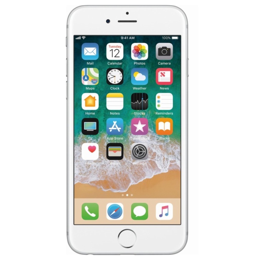 Смартфон Apple iPhone 6S 128GB Silver восстановленный (FKQU2RU/A)