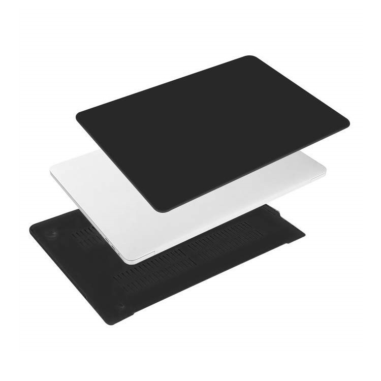 Чехол-накладка HardShell Case Matte Black (Матовая Черная) для Apple MacBook Pro 15 Touch Bar 2016/2019