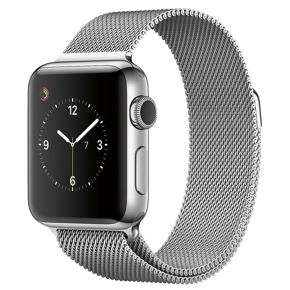 Часы Apple Watch Series 2 38mm (Silver Stainless Steel Case with Silver Milanese Loop)