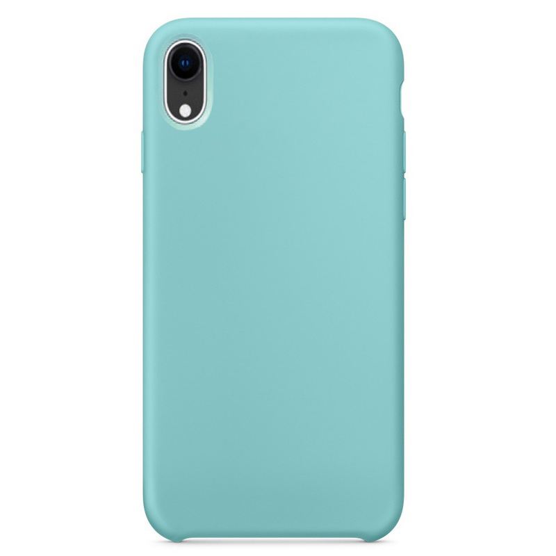 Силиконовый чехол Naturally Silicone Case Sea Blue для iPhone XR