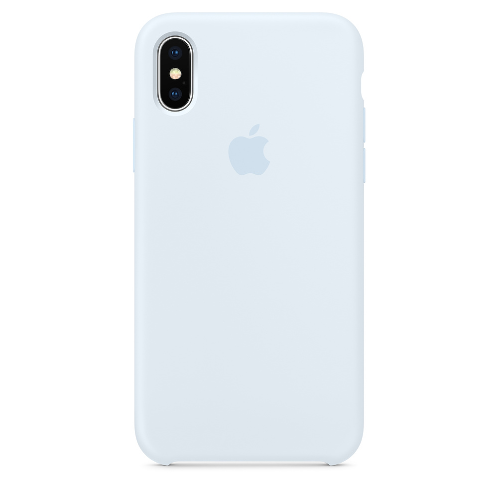Силиконовый чехол Apple iPhone X Silicone Case - Sky Blue (MRRD2ZM/A) для iPhone X