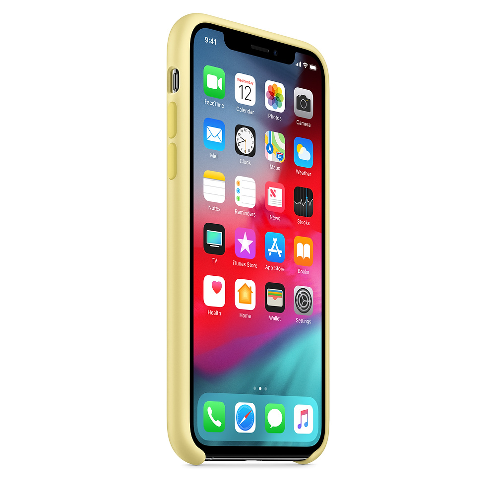Силиконовый чехол Apple iPhone XS Silicone Case - Mellow Yellow (MUJV2ZM/A) для iPhone XS