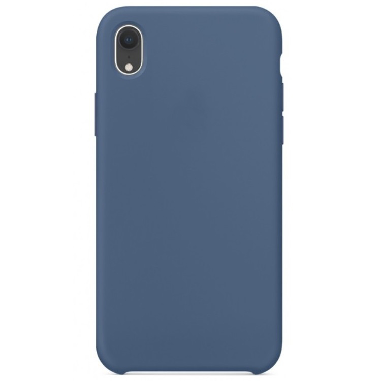 Силиконовый чехол Naturally Silicone Case Blue Cobalt для iPhone XR