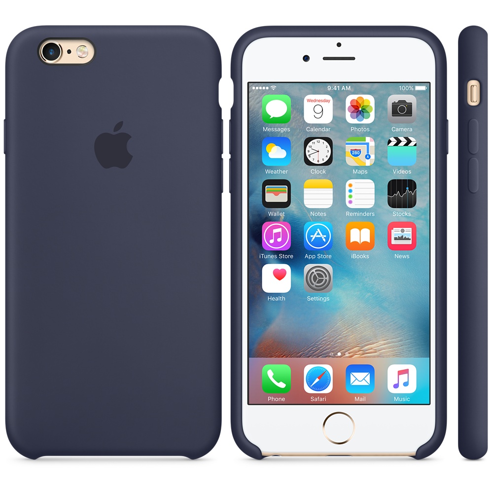 Силиконовый чехол Apple iPhone 6 Silicone Case Midnight Blue (MKY22ZM/A) для iPhone 6/6S
