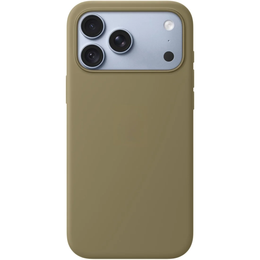 Силиконовый чехол Naturally Silicone Case with MagSafe Olive для iPhone 17 Pro Max/18 Pro Max