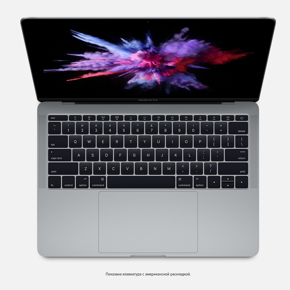 Ноутбук Apple MacBook Pro 13 with Retina display Late 2016 Space Grey (MLL42) (Intel Core i5 2000 MHz/13.3/2560x1600/8Gb/256Gb SSD/DVD нет/Intel Iris Graphics 540/Wi-Fi/Bluetooth/MacOS X)