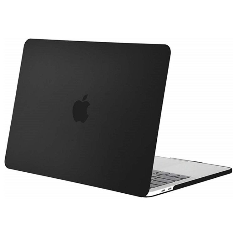 Чехол-накладка HardShell Case Matte Black (Матовая Черная) для Apple MacBook Pro 15 Touch Bar 2016/2019