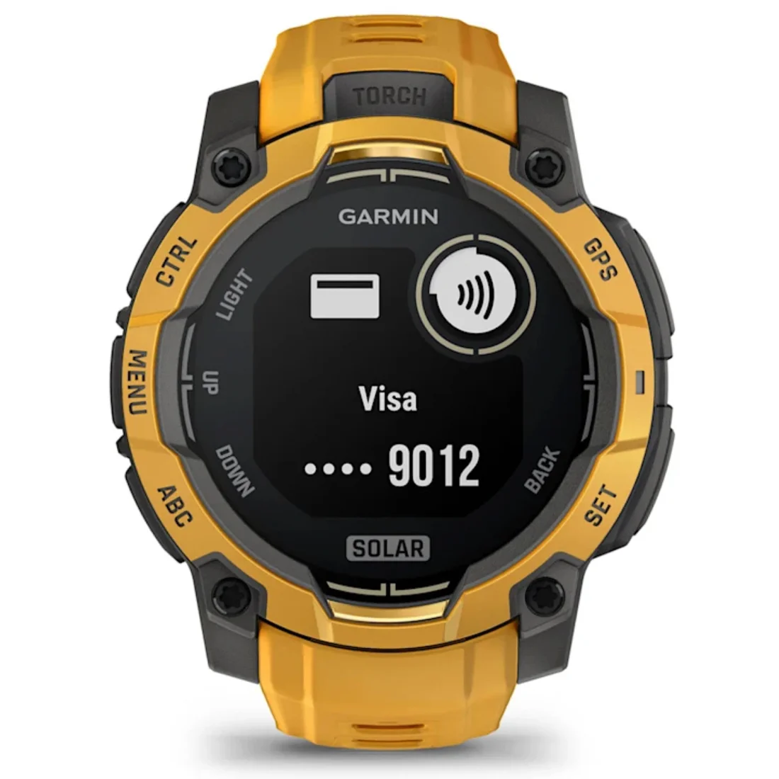 Умные часы Garmin Instinct 3 – 45 mm, Solar Sunburst with Sunburst/Grey Band (010-02934-02)