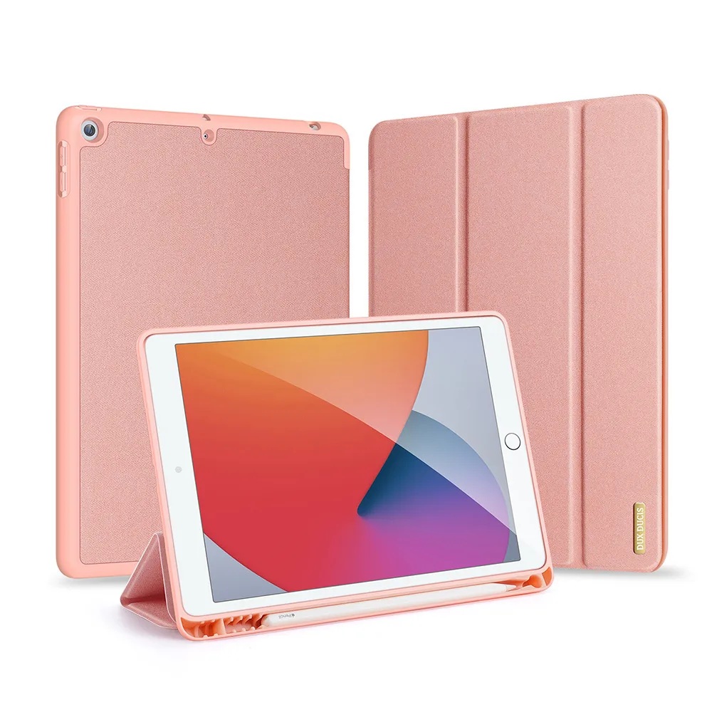 Чехол-книжка Dux Ducis для iPad 10.2 (2019/2020/2021) Domo Series Pink Sand