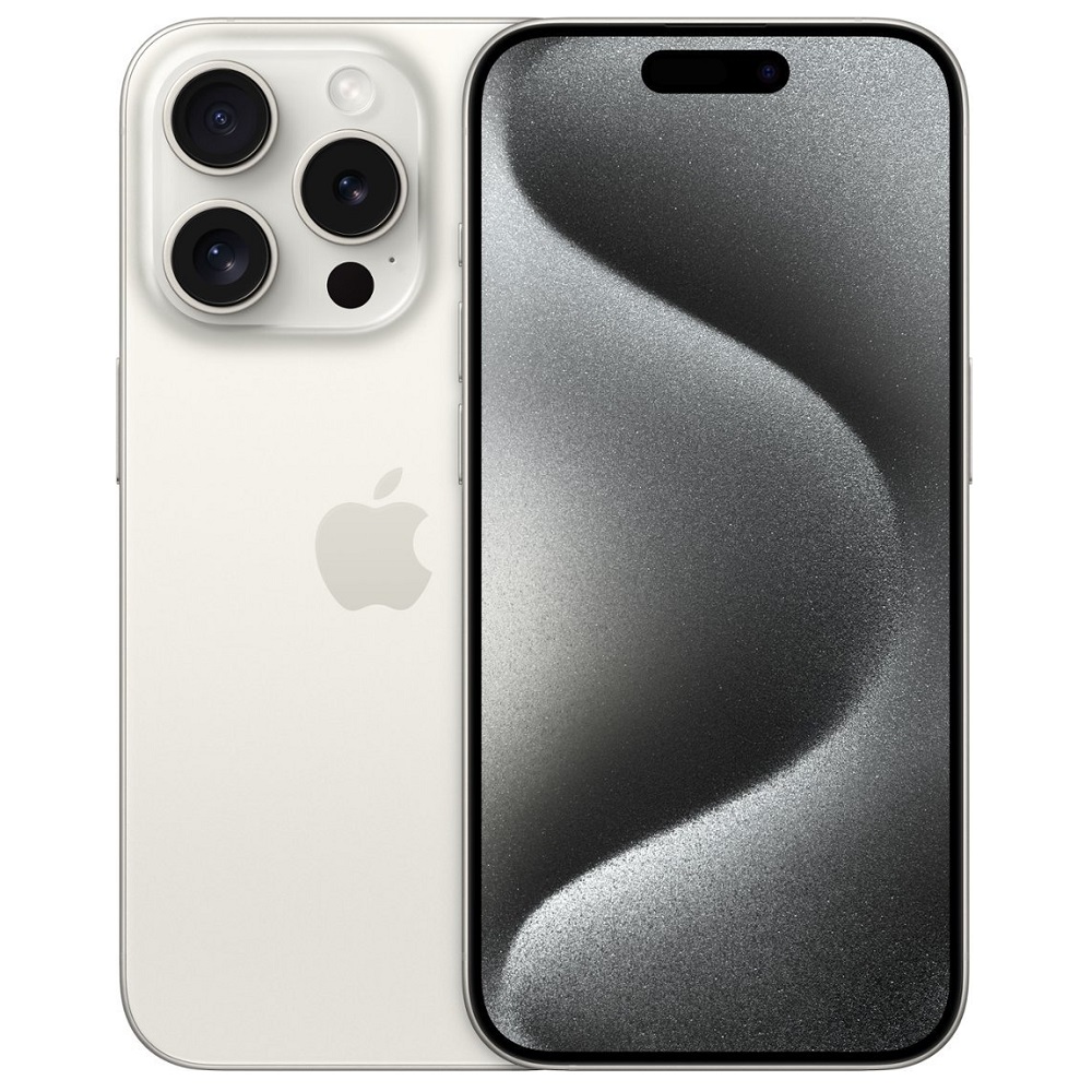 Смартфон Apple iPhone 15 Pro 1TB White Titanium (nano SIM + eSIM)