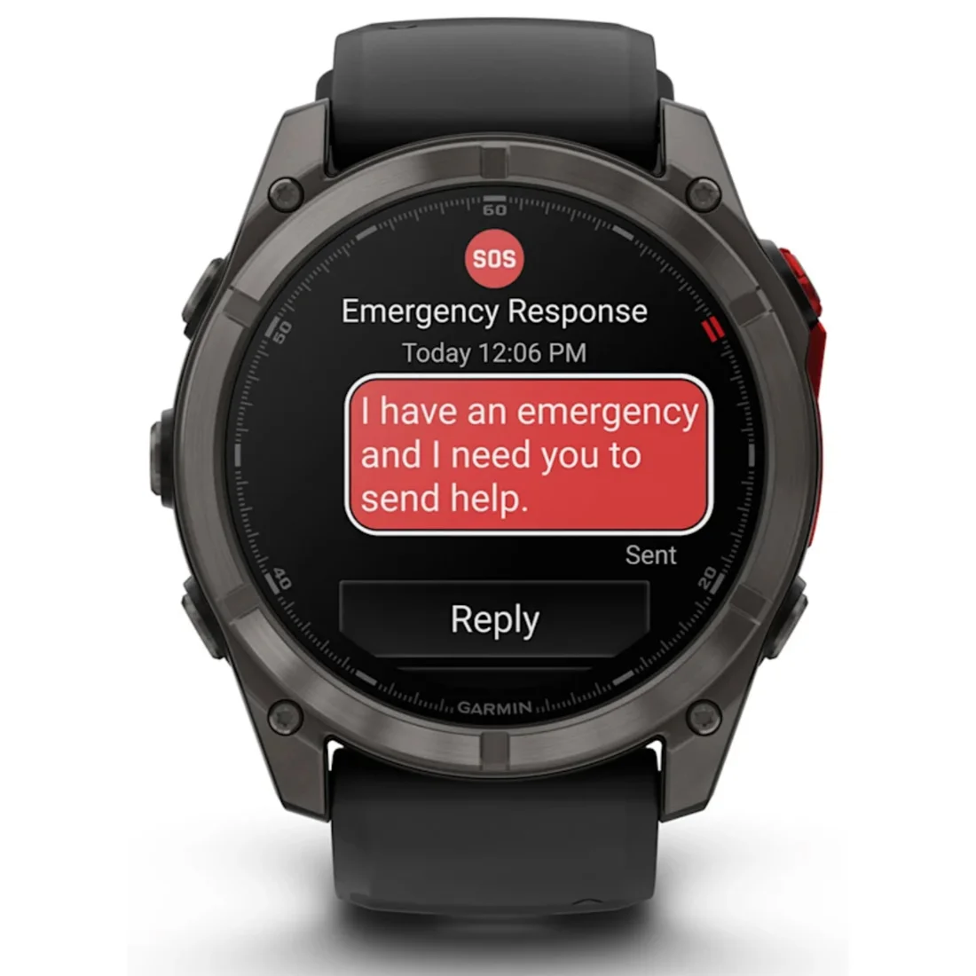 Умные часы Garmin fenix 8 – 51 mm MicroLED Sapphire Titanium Carbon Gray DLC with Black/pebble gray silicone strap (010-03380-05)