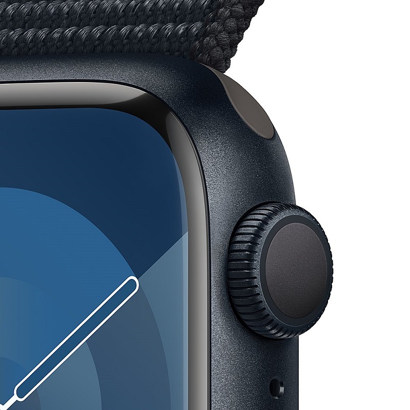 Умные часы Apple Watch Series 9 GPS, 41mm Midnight Aluminium Case with Midnight Sport Loop