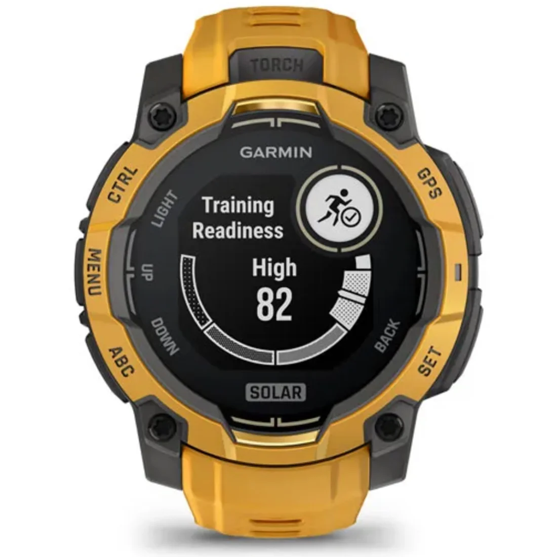 Умные часы Garmin Instinct 3 – 45 mm, Solar Sunburst with Sunburst/Grey Band (010-02934-02)