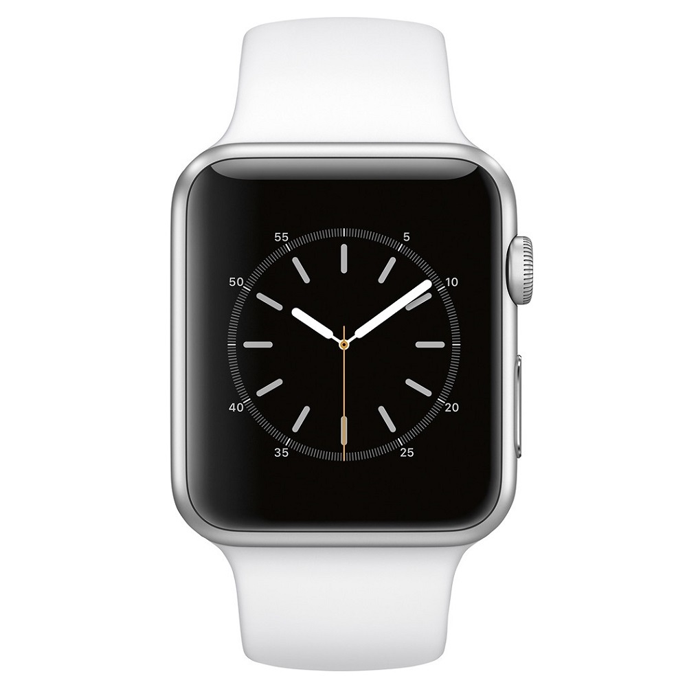Часы Apple Watch Series 1 42mm (Silver Aluminum Case with White Sport Band) (MNNL2)