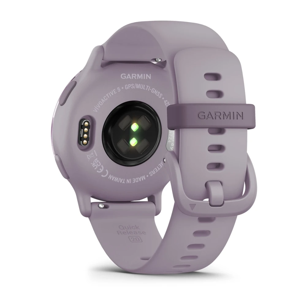 Умные часы Garmin vivoactive 5 Metallic orchid Aluminium bezel with orchid case and silicone band (010-02862-13)