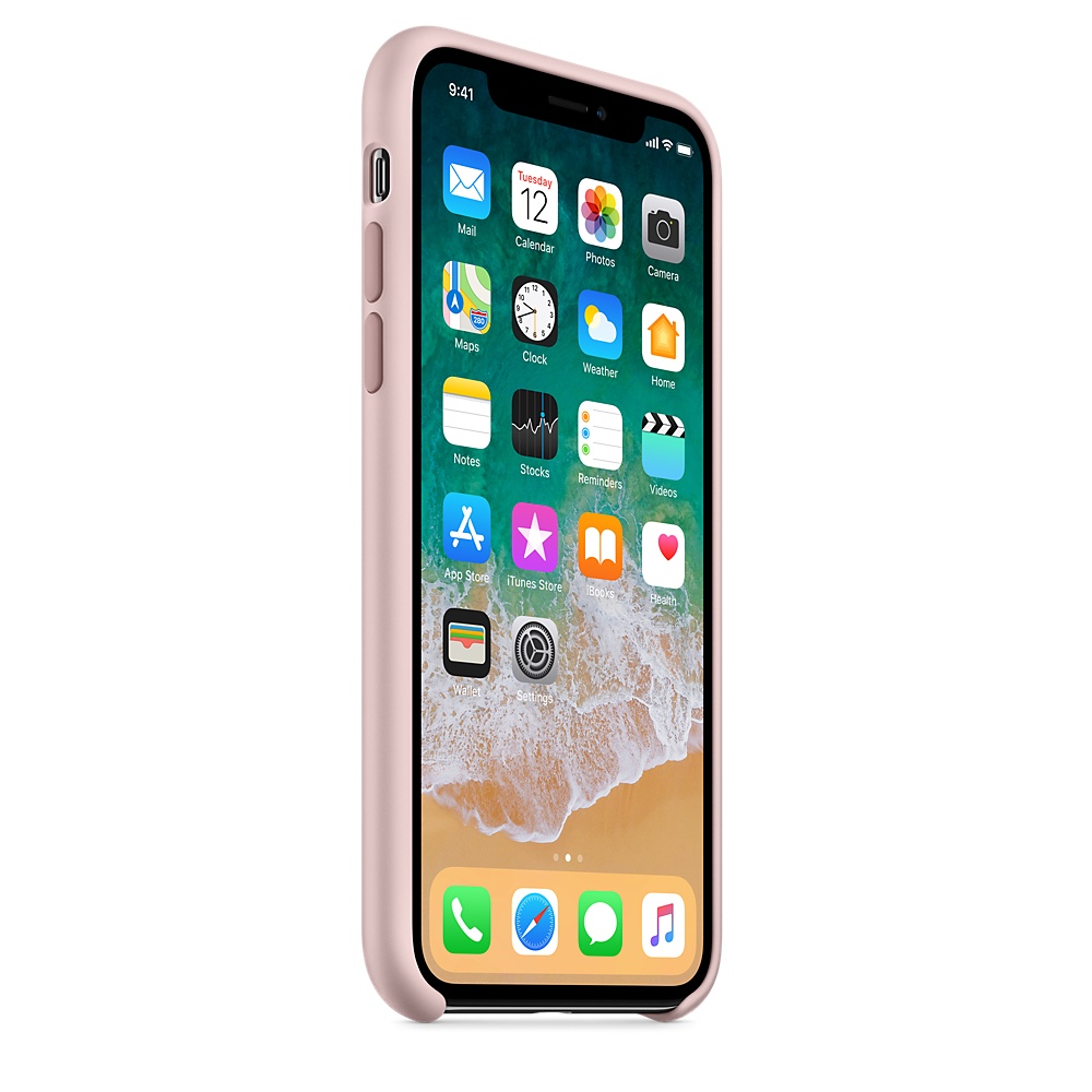 Силиконовый чехол Apple iPhone X Silicone Case - Pink Sand (MQT62ZM/A) для iPhone X