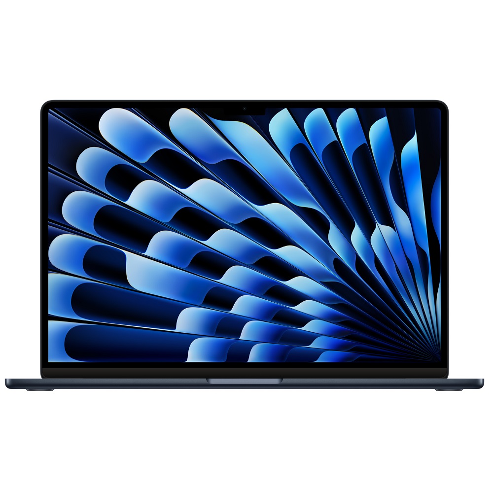 15.3 Ноутбук Apple MacBook Air 15 2024 2880x1864, Apple M3, RAM 16 ГБ, SSD 512 ГБ, Apple graphics 10-core, macOS, MXD43, Midnight, английская раскладка