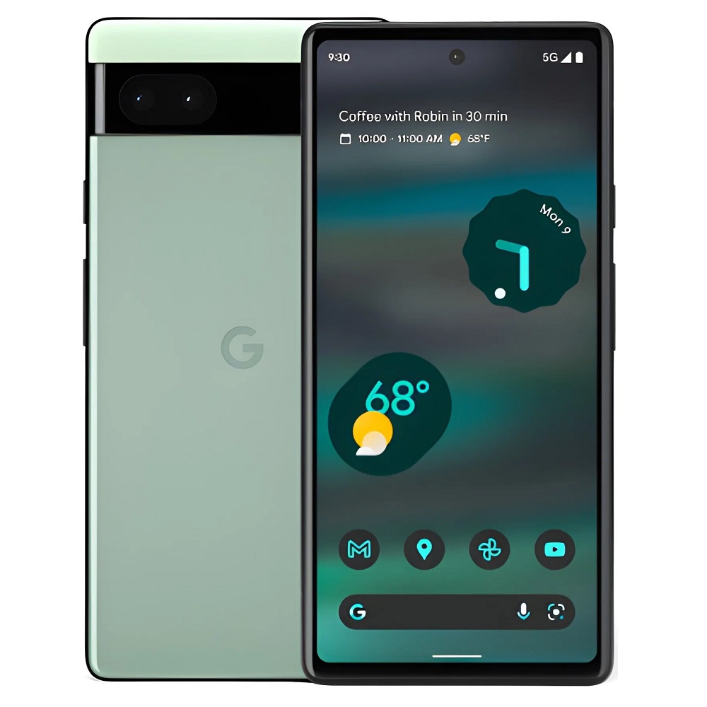 Смартфон Google Pixel 6a 6/128 ГБ JP, nano SIM+eSIM, серо-зеленый