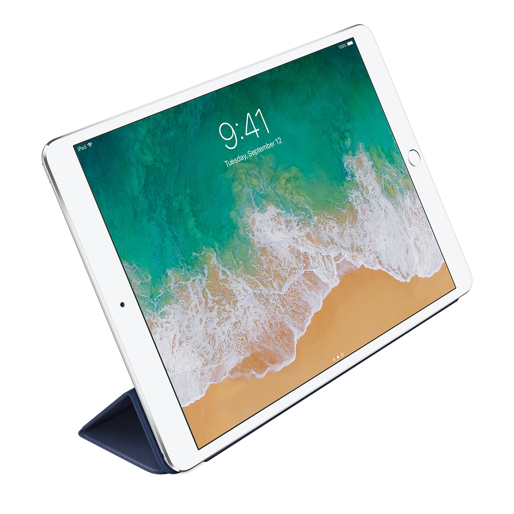 Кожаный чехол Apple Leather Smart Cover iPad Pro 10.5 Midnight Blue (MPUA2ZM/A) для iPad Pro 10.5/iPad Air (2019)