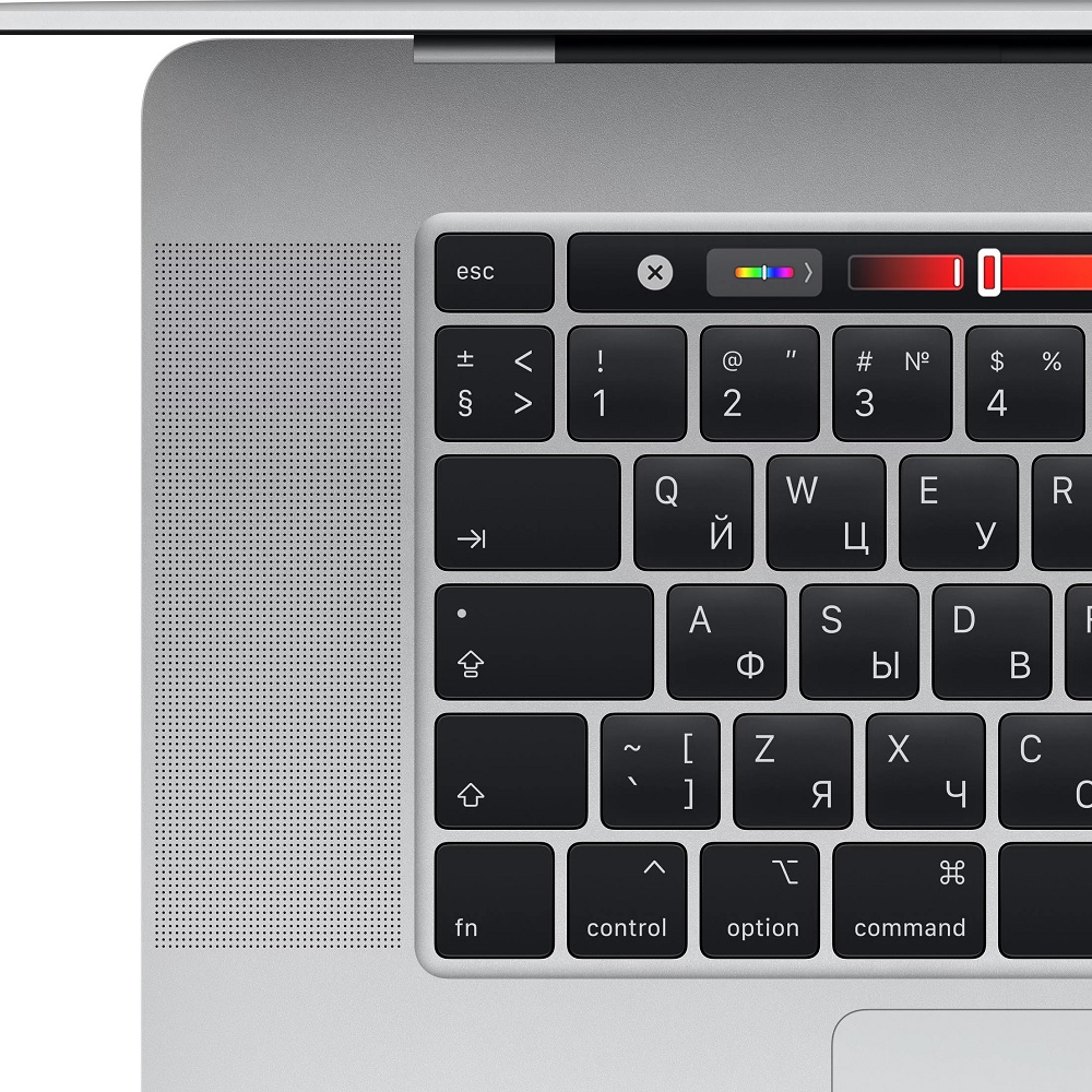 Ноутбук Apple MacBook Pro 16 with Retina display and Touch Bar Late 2019 (Intel Core i9 2300 MHz/16/3072x1920/16GB/1024GB SSD/DVD нет/AMD Radeon Pro 5500M 4GB/Wi-Fi/Bluetooth/macOS) Silver (MVVM2RU/A)
