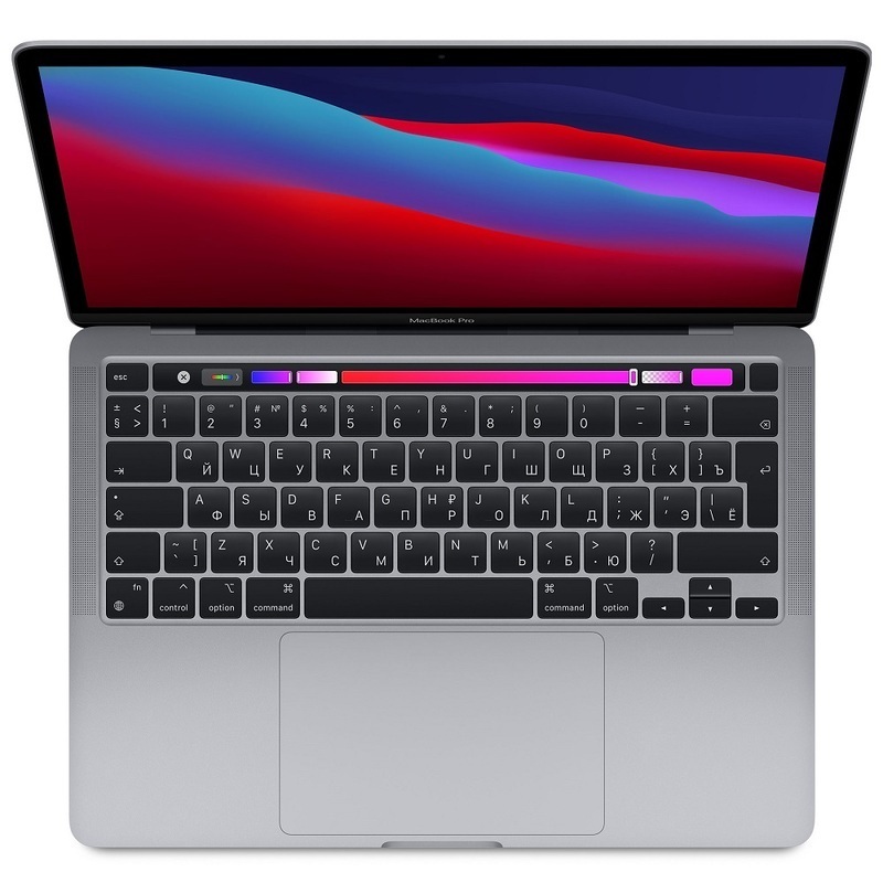 Ноутбук Apple MacBook Pro 13 Late 2020 Space Gray (Z11B0004U) (RU/A) (Apple M1/13.3/2560x1600/16GB/512GB SSD/DVD нет/Apple graphics 8-core/Wi-Fi/macOS)