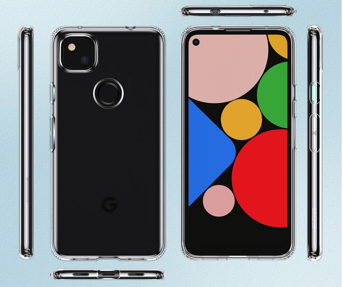 Силиконовый чехол прозрачный Google Pixel 4a