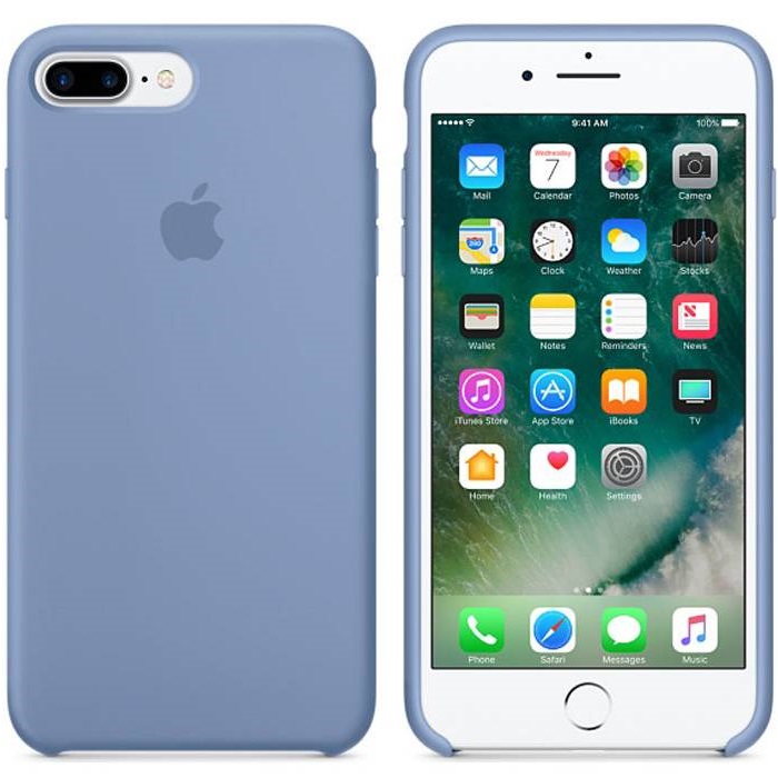 Силиконовый чехол Apple iPhone 7 Plus Silicone Azure (MQ0M2ZM/A) для iPhone 7 Plus/iPhone 8 Plus