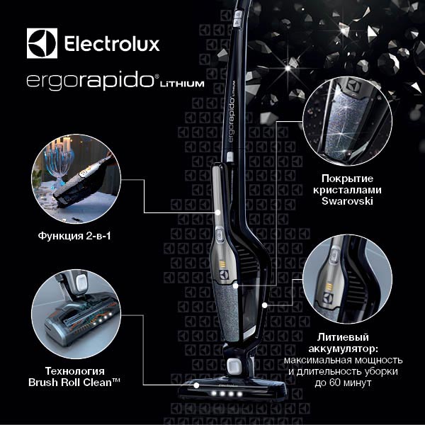Пылесос аккумуляторный Electrolux ZB3015SW