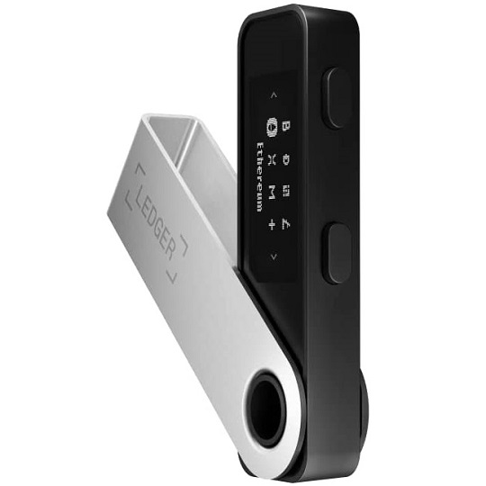 Кошелек для криптовалют Ledger Nano S Plus + чёрный