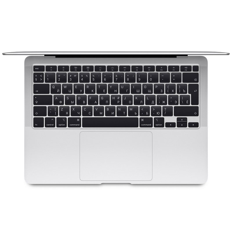 Ноутбук Apple MacBook Air 13 дисплей Retina с технологией True Tone Early 2020 Silver (MWTK2) (Intel Core i3 1100 MHz/13.3/2560x1600/8GB/256GB SSD/DVD нет/Intel Iris Plus Graphics/Wi-Fi/Bluetooth/macOS)