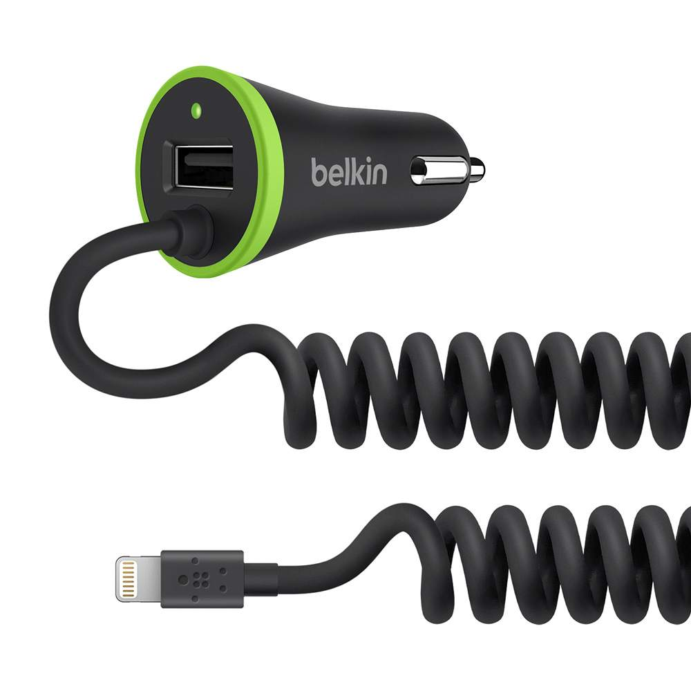Автомобильное зарядное устройство Belkin Boost Up Universal Car Charger Lightning (F8J154bt04-BLK) 3.4A Black