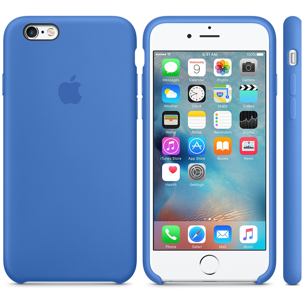 Силиконовый чехол Apple iPhone 6 Silicone Case Royal Blue (MM632ZM/A) для iPhone 6/6S