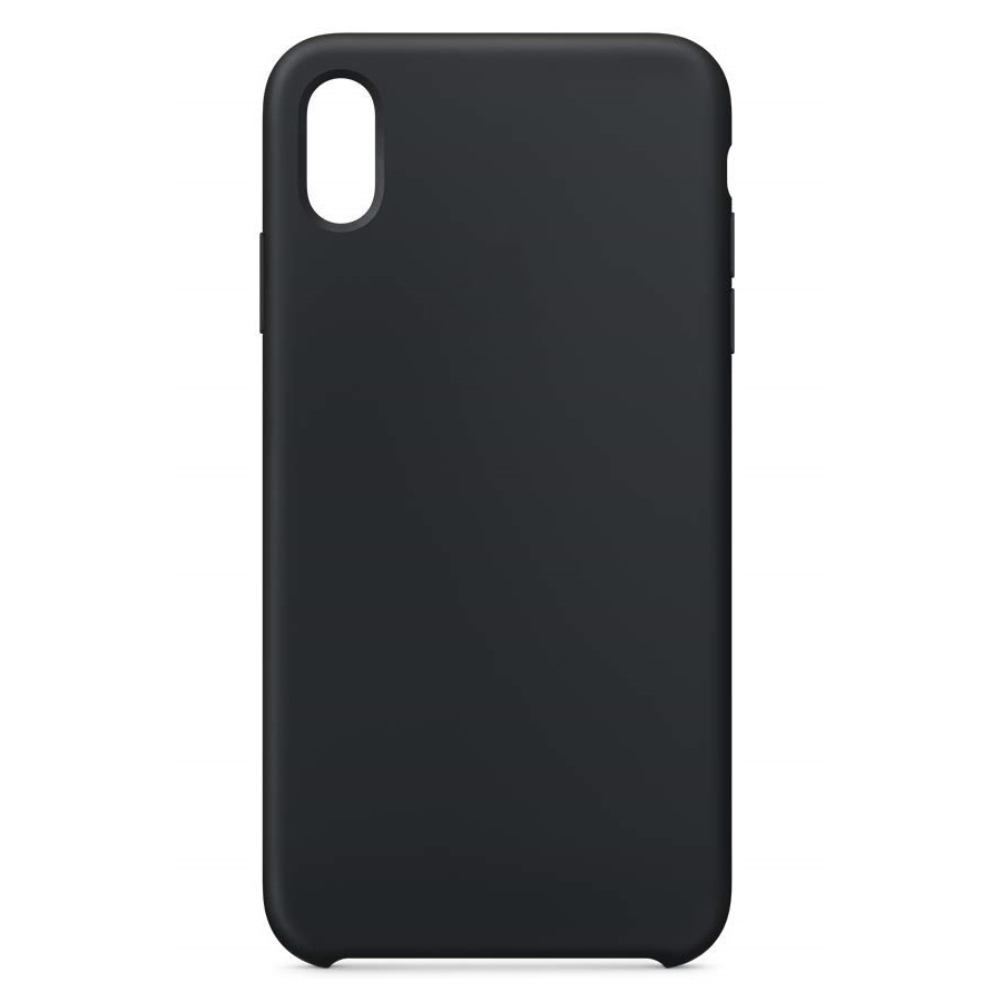 Силиконовый чехол Naturally Silicone Case Black для iPhone XS