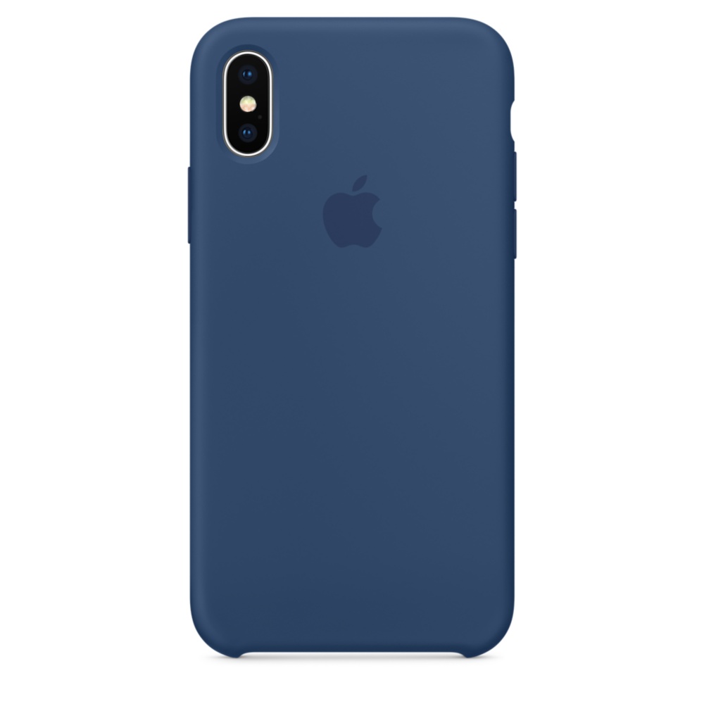 Силиконовый чехол Apple iPhone X Silicone Case - Blue Cobalt (MQT42ZM/A) для iPhone X