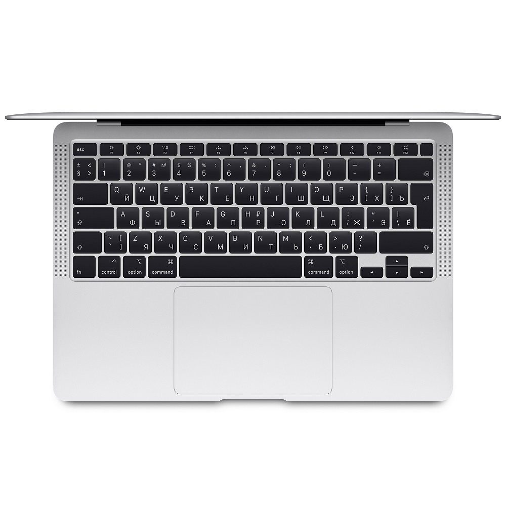 Ноутбук Apple MacBook Air 13 дисплей Retina с технологией True Tone Early 2020 Silver (MVH42RU/A) (Intel Core i5 1100 MHz/13.3/2560x1600/8GB/512GB SSD/DVD нет/Intel Iris Plus Graphics/Wi-Fi/Bluetooth/macOS)