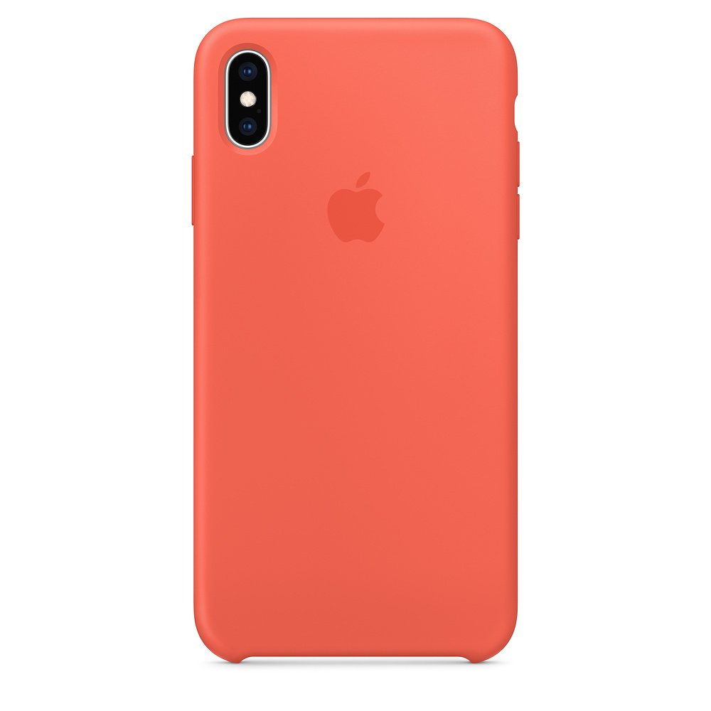 Силиконовый чехол Apple iPhone XS Max Silicone Case - Nectarine (MTFF2ZM/A) для iPhone XS Max