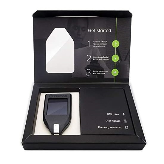 Аппаратный криптокошелек Trezor Model T