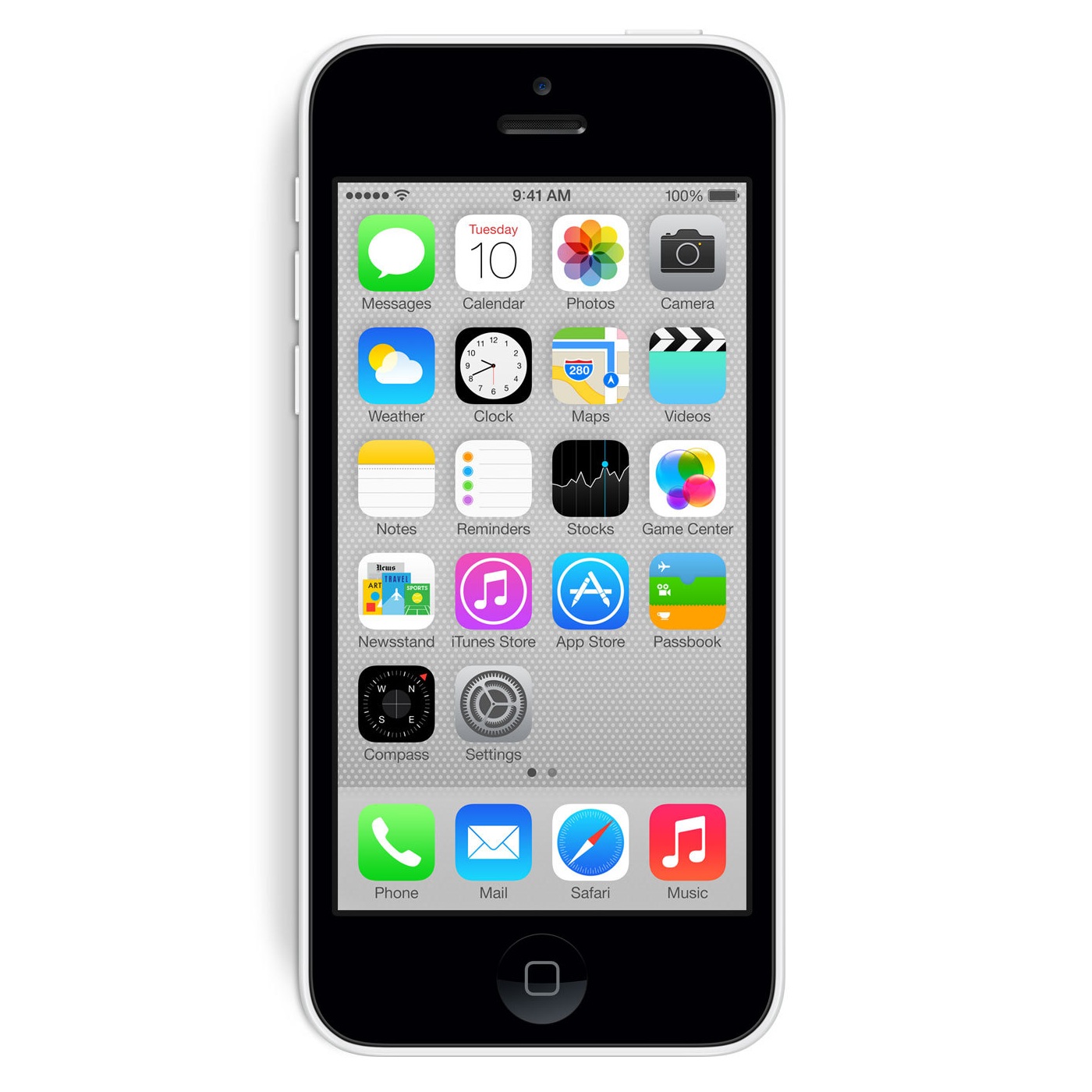 Смартфон Apple iPhone 5C 8Gb White (MG8X2RU/A)
