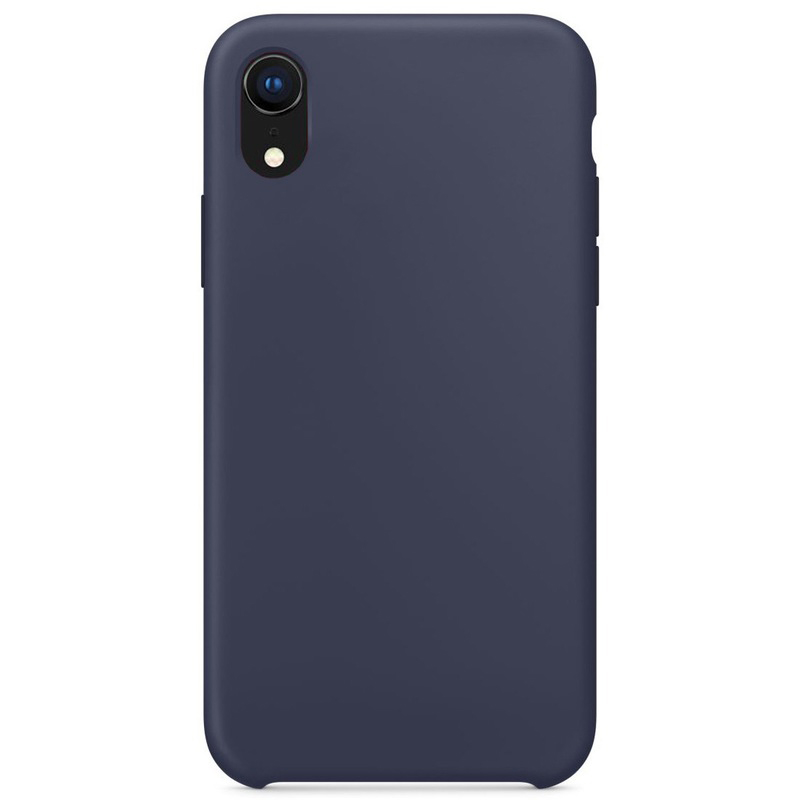 Силиконовый чехол Naturally Silicone Case Midnight Blue для iPhone XR