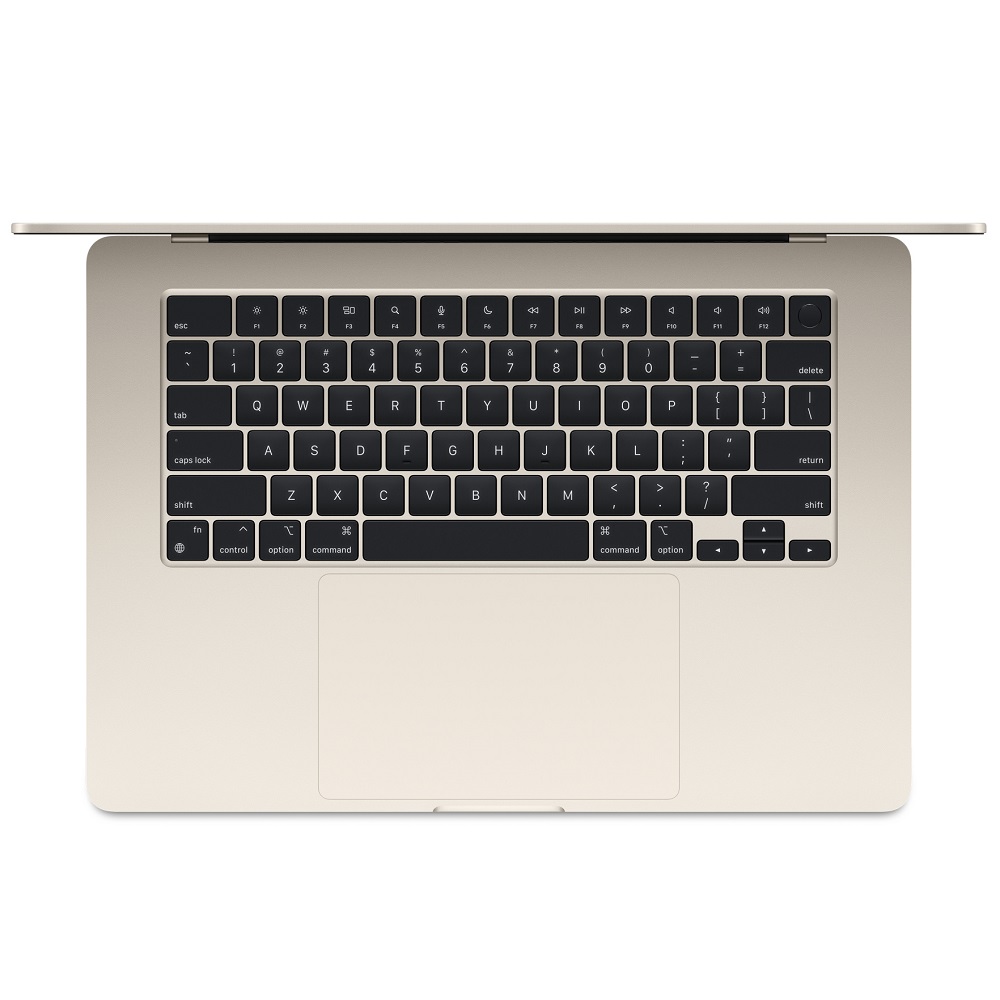 15.3 Ноутбук Apple MacBook Air 15 2024 2880x1864, Apple M3, RAM 8 ГБ, SSD 256 ГБ, Apple graphics 10-core, macOS, MRYR3, Starlight, английская раскладка