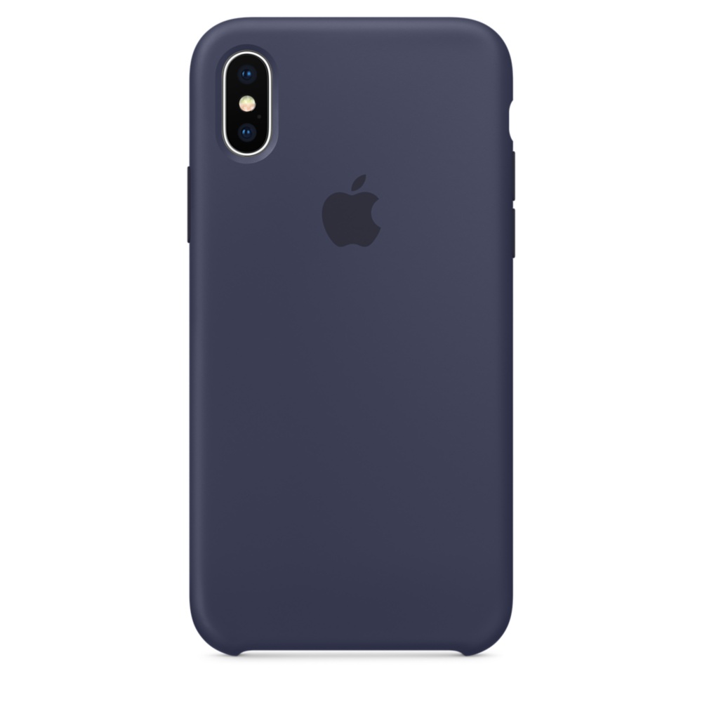 Силиконовый чехол Apple iPhone X Silicone Case - Midnight Blue (MQT32ZM/A) для iPhone X