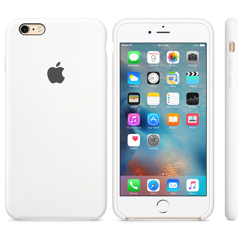 Силиконовый чехол Apple iPhone 6S Plus Silicone Case - White (MKXK2ZM/A) для iPhone 6 Plus/6S Plus
