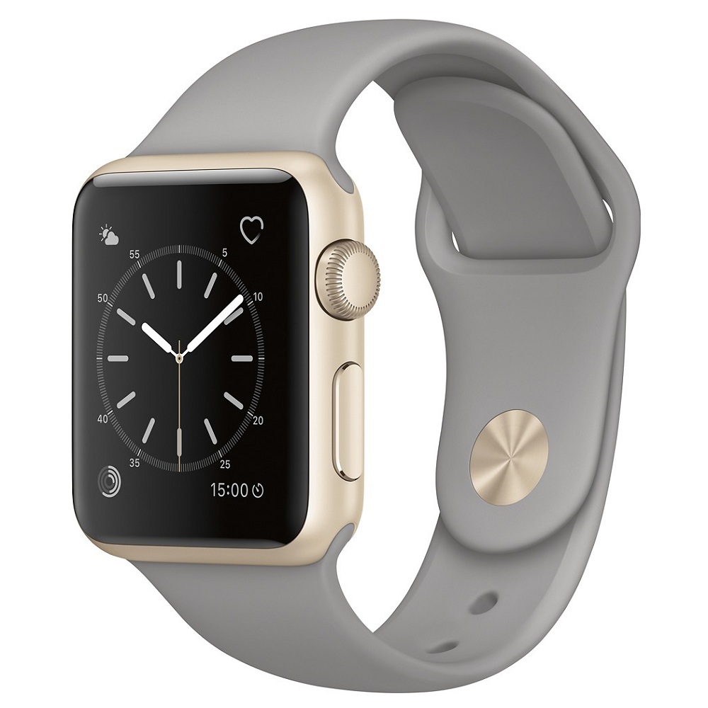 Часы Apple Watch Series 1 38mm (Gold Aluminum Case with Concrete Sport Band)