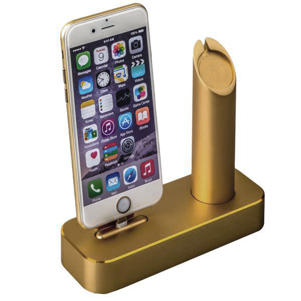 Док-станция COTEetCI Base1 Charging Cradle (CS2045-CEG) Gold для Apple Watch и iPhone