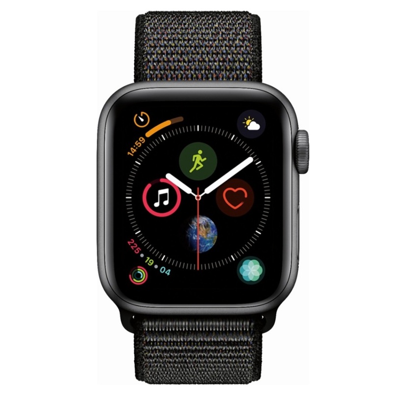 Часы Apple Watch Series 4 GPS 40mm (Space Gray Aluminum Case with Black Sport Loop) (MU672RU/A)