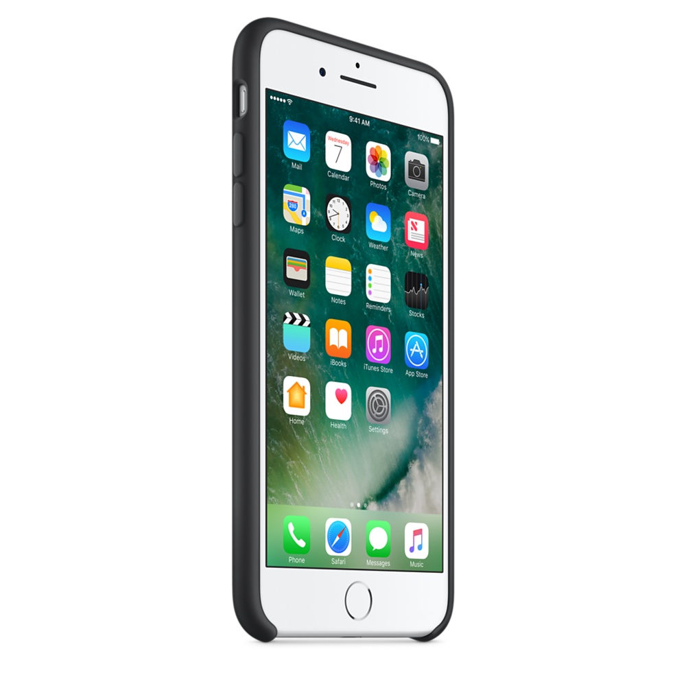 Силиконовый чехол Apple iPhone 7 Plus Silicone Case Black (MMQR2ZM/A) для iPhone 7 Plus/iPhone 8 Plus