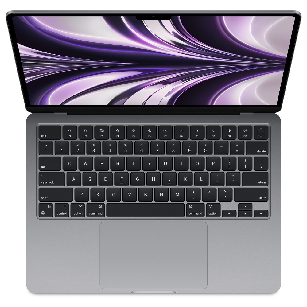 13.6 Ноутбук Apple MacBook Air 13 2022 (2560x1600, Apple M2, RAM 8 ГБ, SSD 512 ГБ, Apple graphics 10-core), Space Gray (MLXX3)