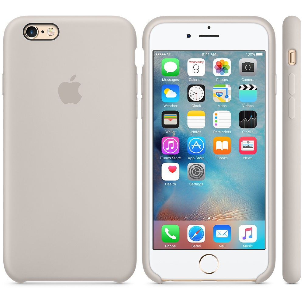 Силиконовый чехол Apple iPhone 6 Silicone Case Stone (MKY42ZM/A) для iPhone 6/6S