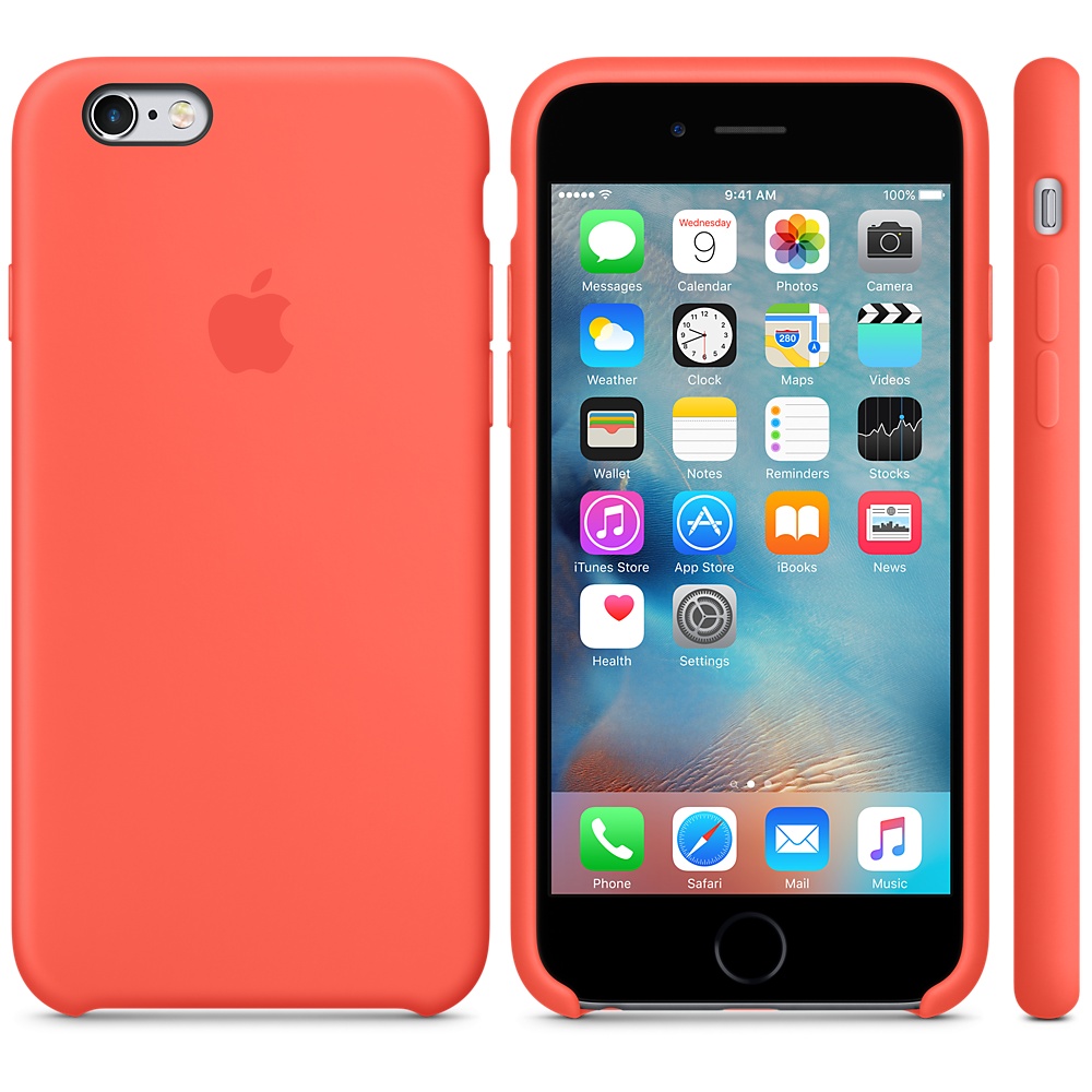 Силиконовый чехол Apple iPhone 6 Silicone Case Apricot (MM642ZM/A) для iPhone 6/6S